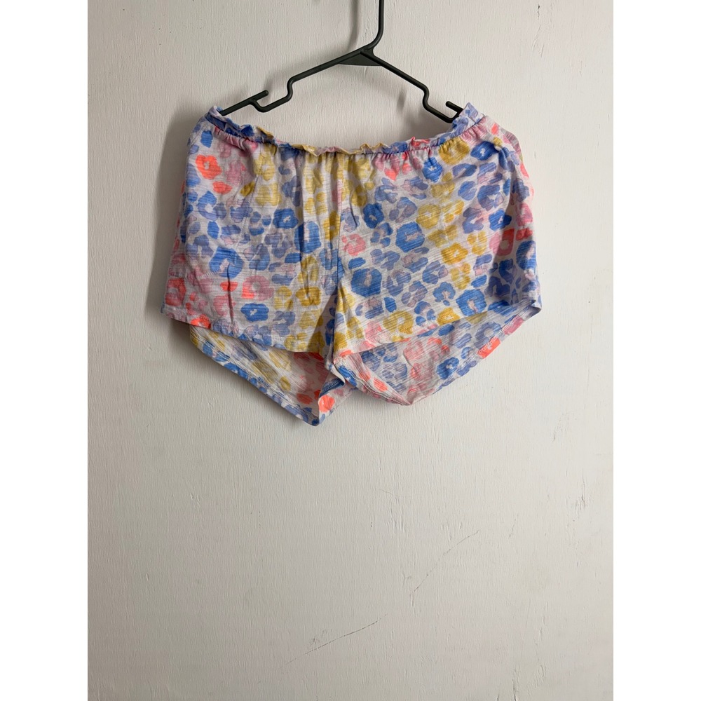 Secret Treasures Womens Large Colorful Leopard Print Pajama Shorts Sleep Bottoms